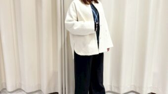 1枚は持っていたい！柄ニットコーデ❄️